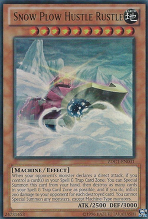 Yu-Gi-Oh! ZDC1 Snow Plow Hustle Rustle