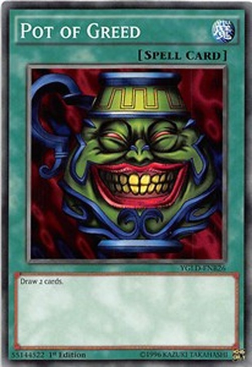 Yu-Gi-Oh! YGLD Pot of Greed