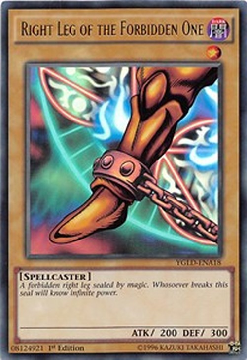Yu-Gi-Oh! YGLD Right Leg of the Forbidden One