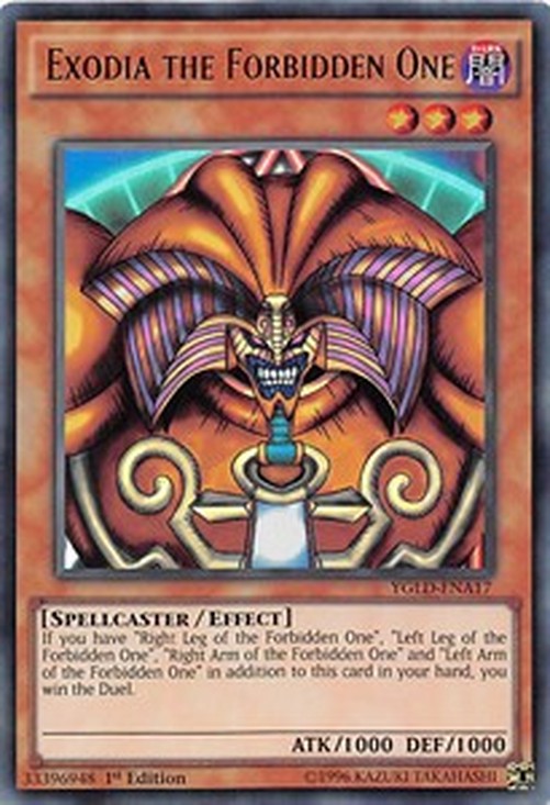 Yu-Gi-Oh! YGLD Exodia the Forbidden One