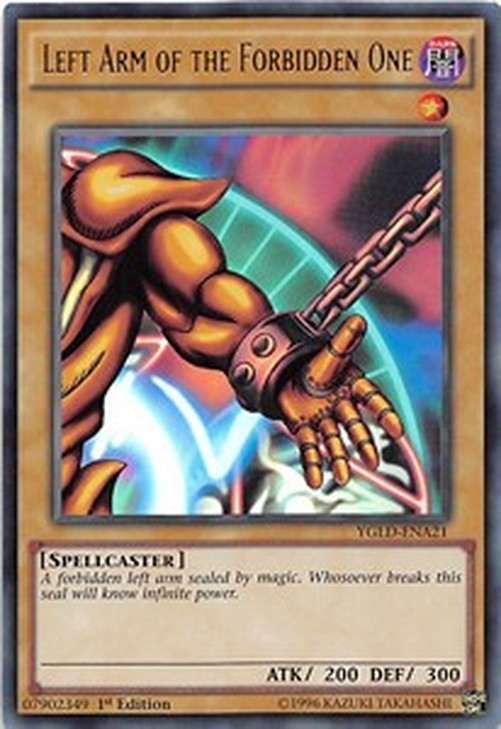 Yu-Gi-Oh! YGLD Left Arm of the Forbidden One