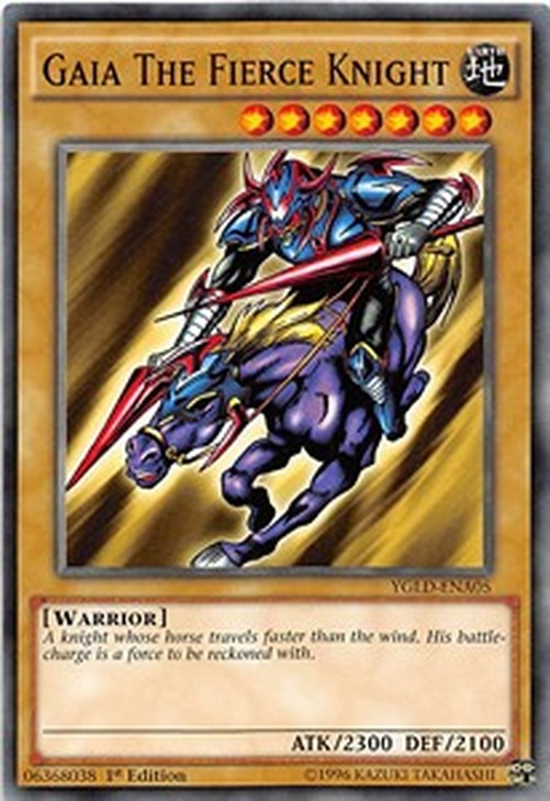 Yu-Gi-Oh! YGLD Gaia The Fierce Knight