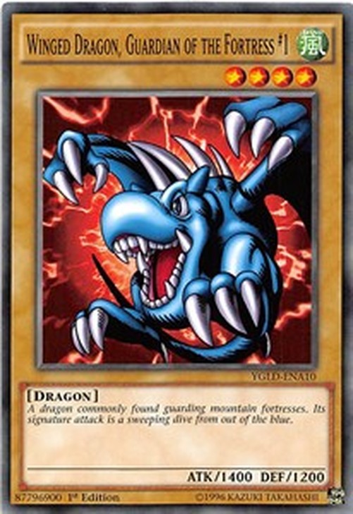 Yu-Gi-Oh! YGLD Winged Dragon, Guardian of the Fortress #1