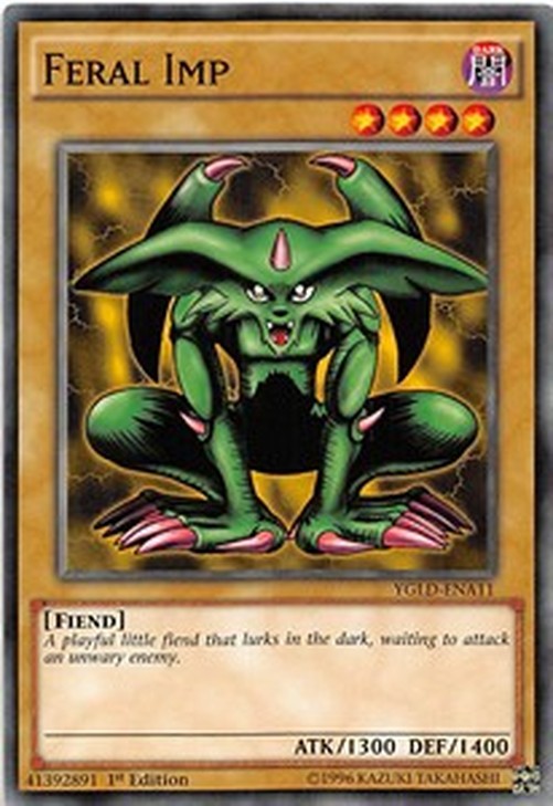 Yu-Gi-Oh! YGLD Feral Imp