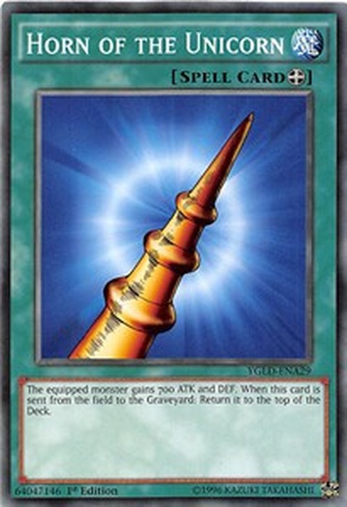 Yu-Gi-Oh! YGLD Horn of the Unicorn