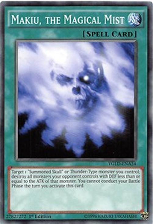 Yu-Gi-Oh! YGLD Makiu, the Magical Mist