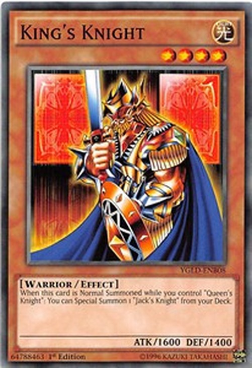 Yu-Gi-Oh! YGLD King's Knight (V.1 - Common)