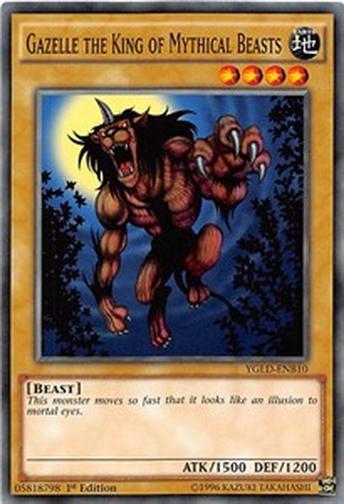 Yu-Gi-Oh! YGLD Gazelle the King of Mythical Beasts