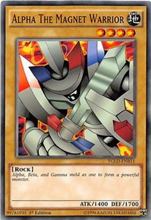 Yu-Gi-Oh! YGLD Alpha The Magnet Warrior