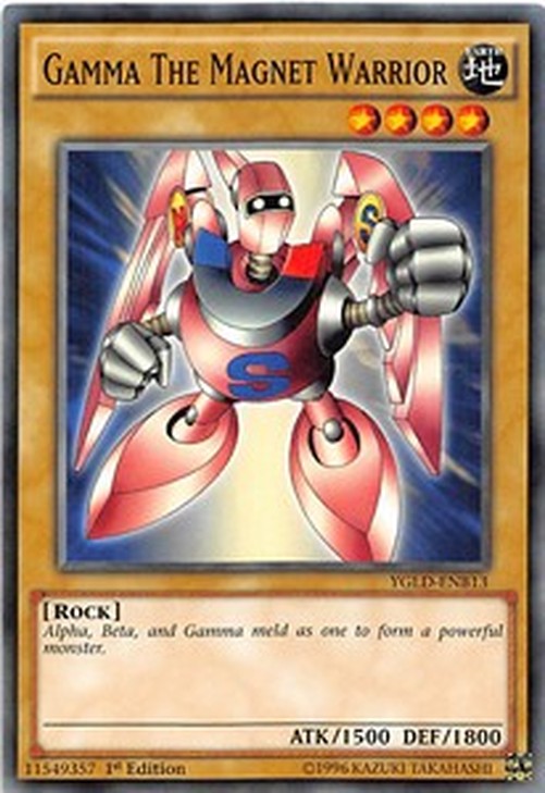 Yu-Gi-Oh! YGLD Gamma The Magnet Warrior