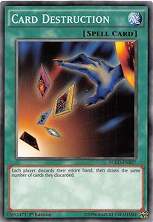 Yu-Gi-Oh! YGLD Card Destruction
