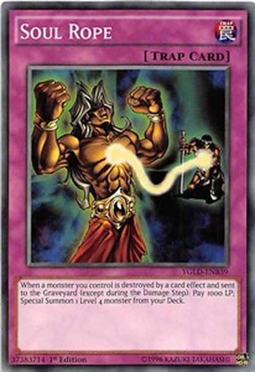 Yu-Gi-Oh! YGLD Soul Rope