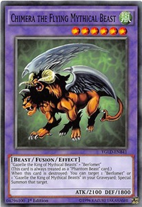 Yu-Gi-Oh! YGLD Chimera the Flying Mythical Beast