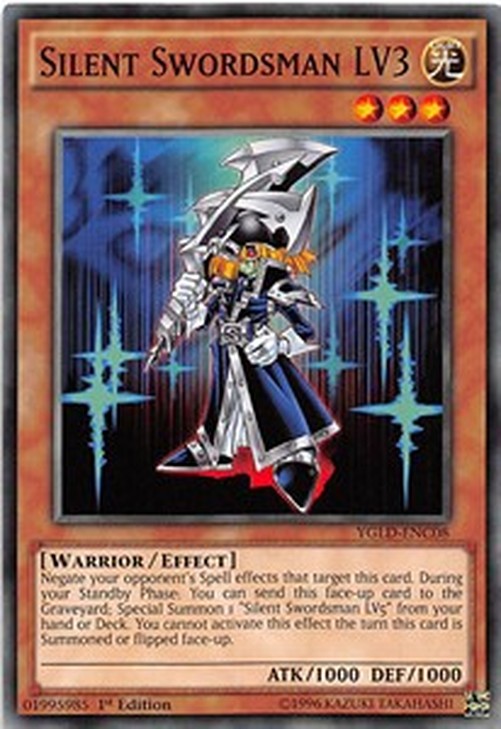 Yu-Gi-Oh! YGLD Silent Swordsman LV3