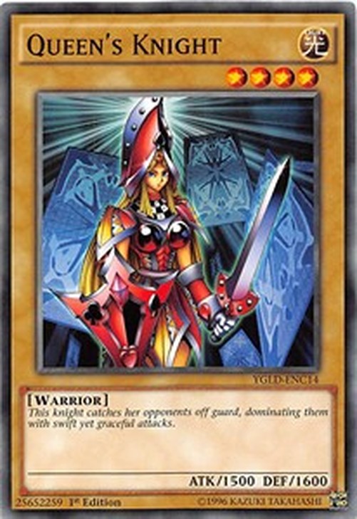 Yu-Gi-Oh! YGLD Queen's Knight (V.2 - Common)