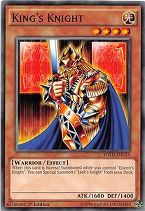 Yu-Gi-Oh! YGLD King's Knight (V.2 - Common)