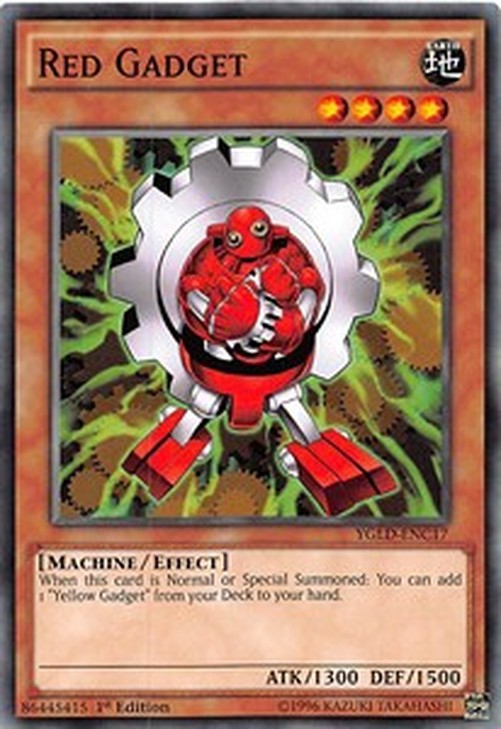 Yu-Gi-Oh! YGLD Red Gadget