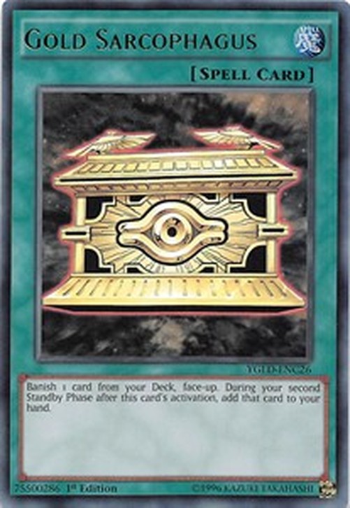 Yu-Gi-Oh! YGLD Gold Sarcophagus