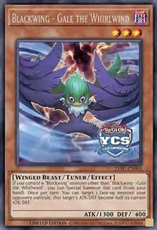 Yu-Gi-Oh! 25YC Blackwing - Gale the Whirlwind (V.2 - Rare)