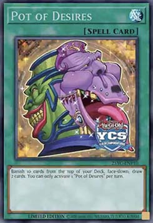 Yu-Gi-Oh! 25YC Pot of Desires (V.2 - Rare)