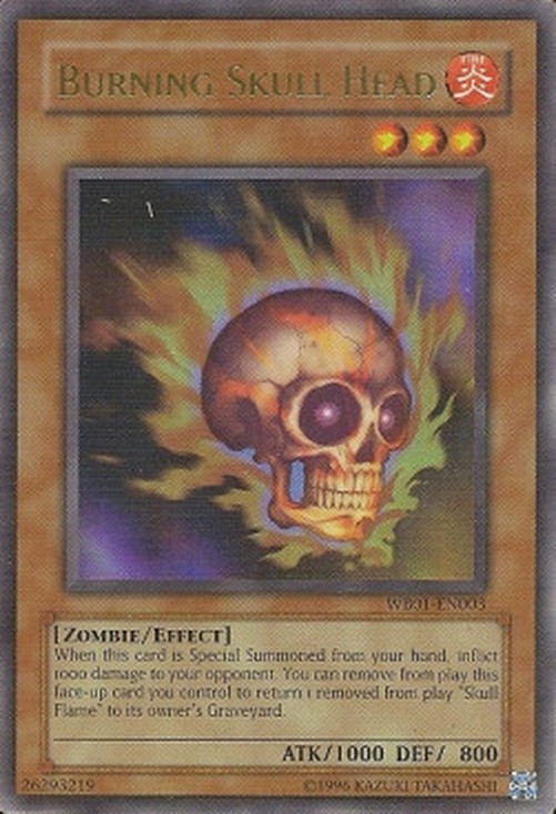 Yu-Gi-Oh! WB01 Burning Skull Head (V.1 - Ultra Rare)