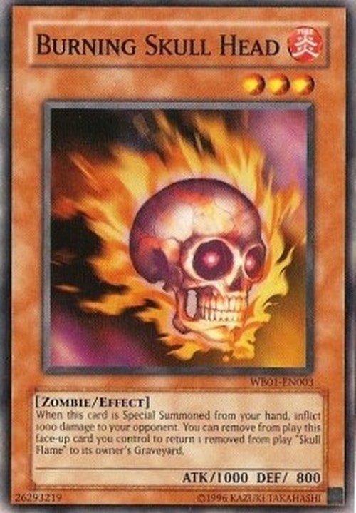 Yu-Gi-Oh! WB01 Burning Skull Head (V.2 - Super Rare)