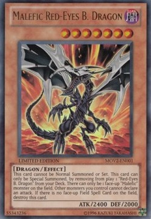 Yu-Gi-Oh! MOV2 Malefic Red-Eyes Black Dragon (V.2 - Ultra Rare)