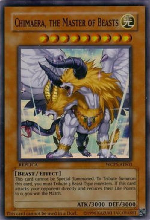 Yu-Gi-Oh! WCS Chimaera, the Master of Beasts (V.2 - Special)
