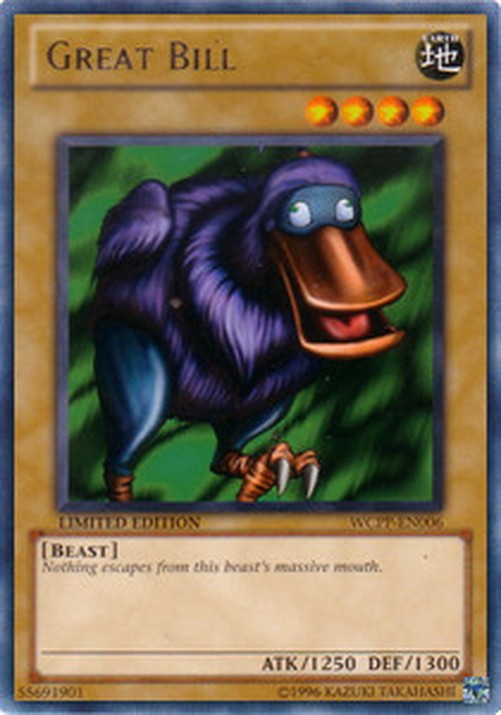 Yu-Gi-Oh! WCPP Great Bill