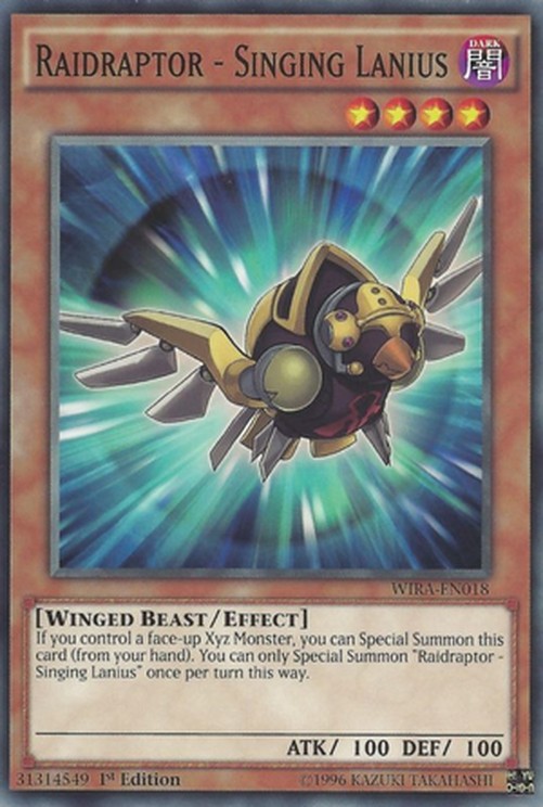 Yu-Gi-Oh! WIRA Raidraptor - Singing Lanius