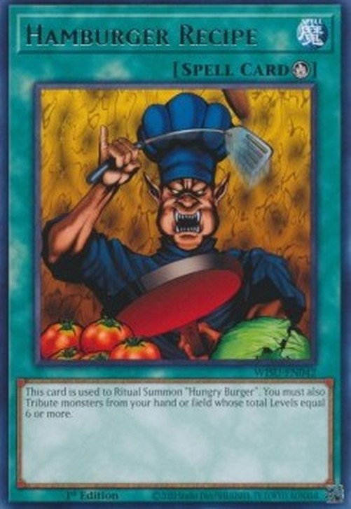 Yu-Gi-Oh! WISU Hamburger Recipe