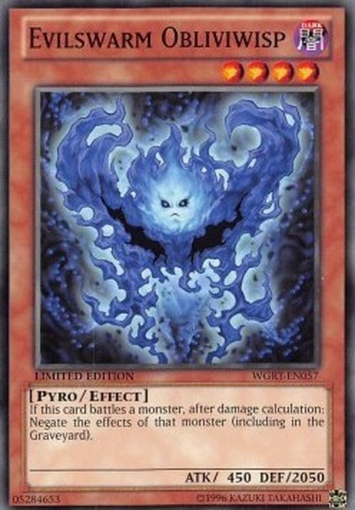 Yu-Gi-Oh! WGRT Evilswarm Obliviwisp