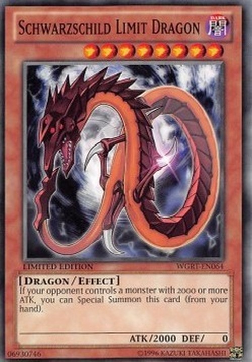 Yu-Gi-Oh! WGRT Schwarzschild Limit Dragon