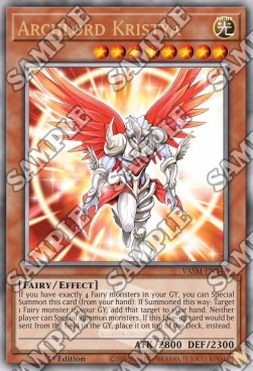 Yu-Gi-Oh! VASM Archlord Kristya (V.2 - Quarter Century Secret Rare)