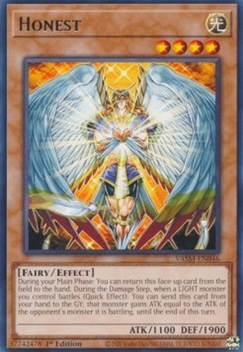 Yu-Gi-Oh! VASM Honest (V.1 - Rare)