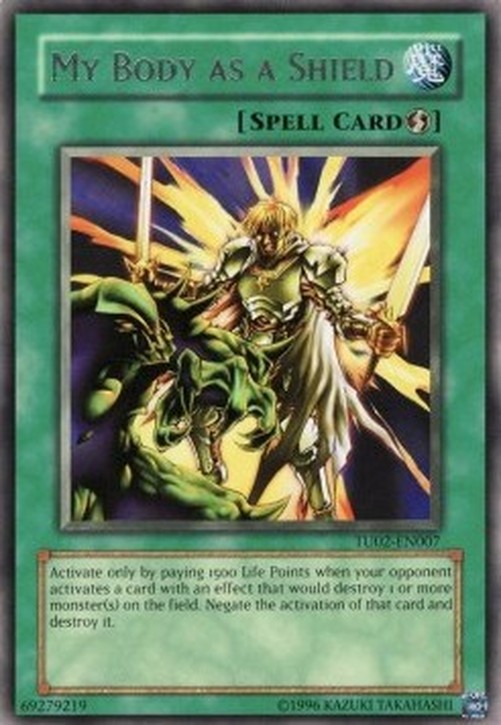 Yu-Gi-Oh! TU02 My Body as a Shield