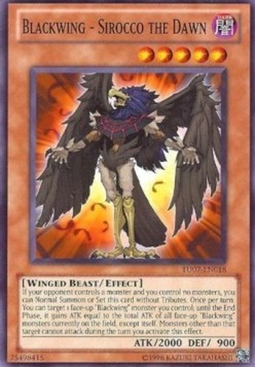 Yu-Gi-Oh! TU07 Blackwing - Sirocco the Dawn