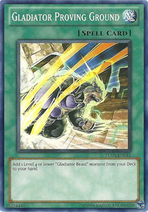 Yu-Gi-Oh! TU04 Gladiator Proving Ground