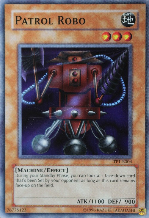 Yu-Gi-Oh! TP1 Patrol Robo (V.1 - Super Rare)