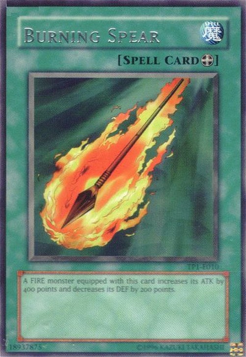 Yu-Gi-Oh! TP1 Burning Spear (V.1 - Rare)