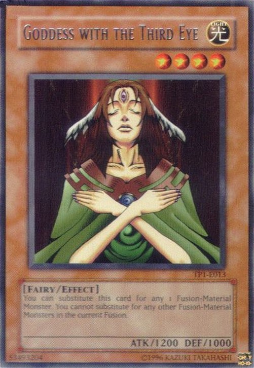 Yu-Gi-Oh! TP1 Goddess with the Third Eye (V.1 - Rare)
