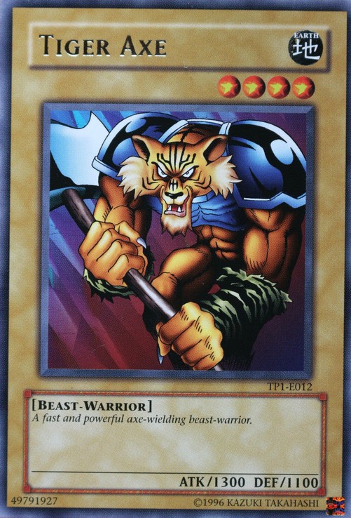 Yu-Gi-Oh! TP1 Tiger Axe (V.1 - Rare)