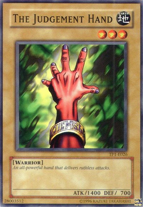Yu-Gi-Oh! TP1 The Judgement Hand (V.1 - Common)