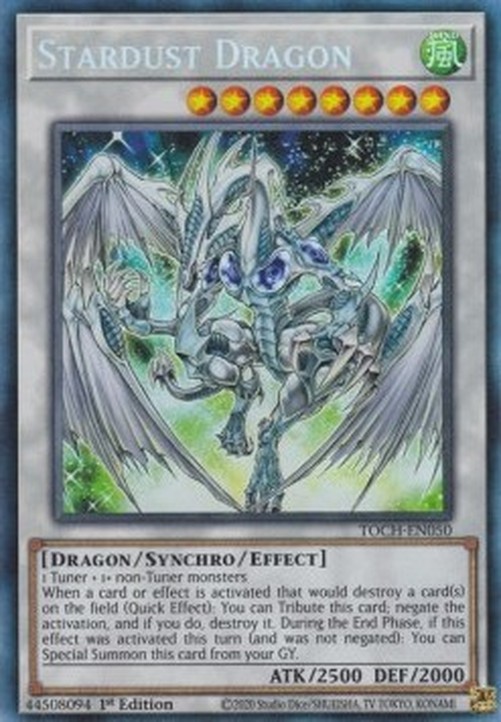 Yu-Gi-Oh! TOCH Stardust Dragon (V.2 - Collectors Rare)
