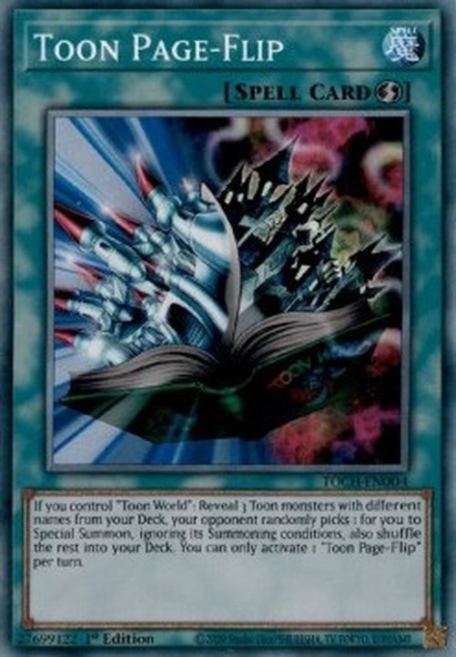 Yu-Gi-Oh! TOCH Toon Page-Flip (V.2 - Collectors Rare)