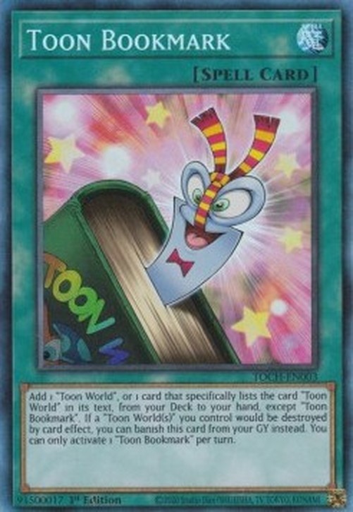 Yu-Gi-Oh! TOCH Toon Bookmark (V.2 - Collectors Rare)