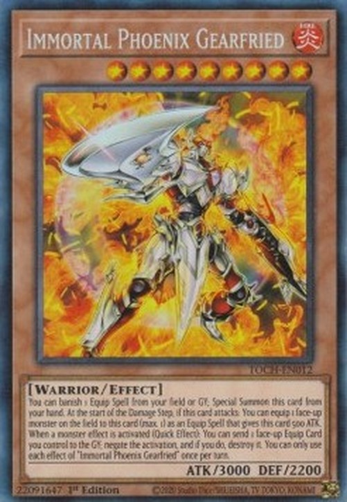 Yu-Gi-Oh! TOCH Immortal Phoenix Gearfried (V.2 - Collectors Rare)
