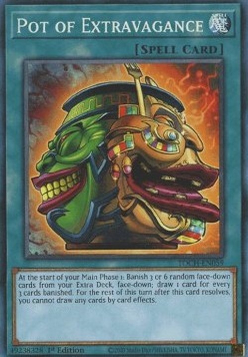 Yu-Gi-Oh! TOCH Pot of Extravagance (V.2 - Collectors Rare)