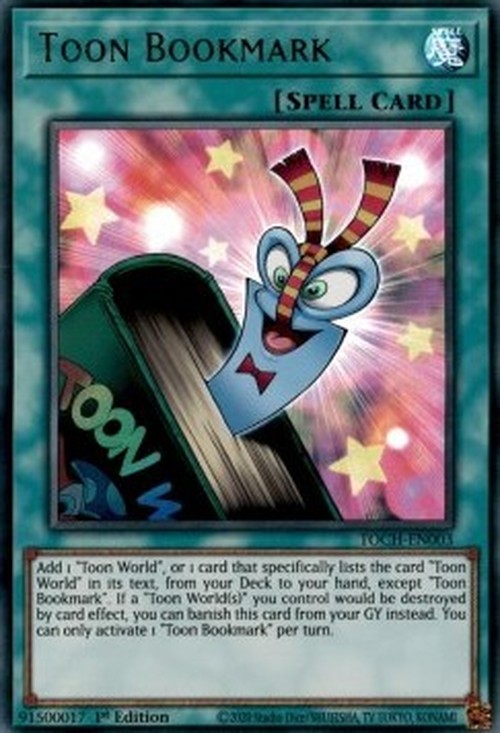 Yu-Gi-Oh! TOCH Toon Bookmark (V.1 - Ultra Rare)
