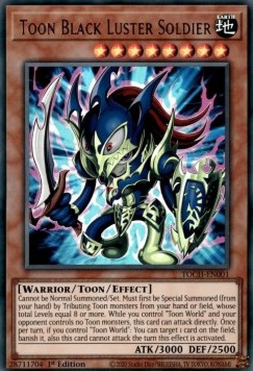 Yu-Gi-Oh! TOCH Toon Black Luster Soldier (V.1 - Ultra Rare)